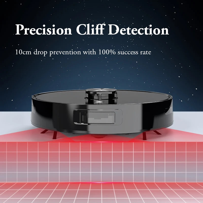 Hot Sale Smart AI Automatic Laser Electric Robot Vacuum Cleaner With Mop Sweep Combo Function Mapping for Floor Care Wet and Dry