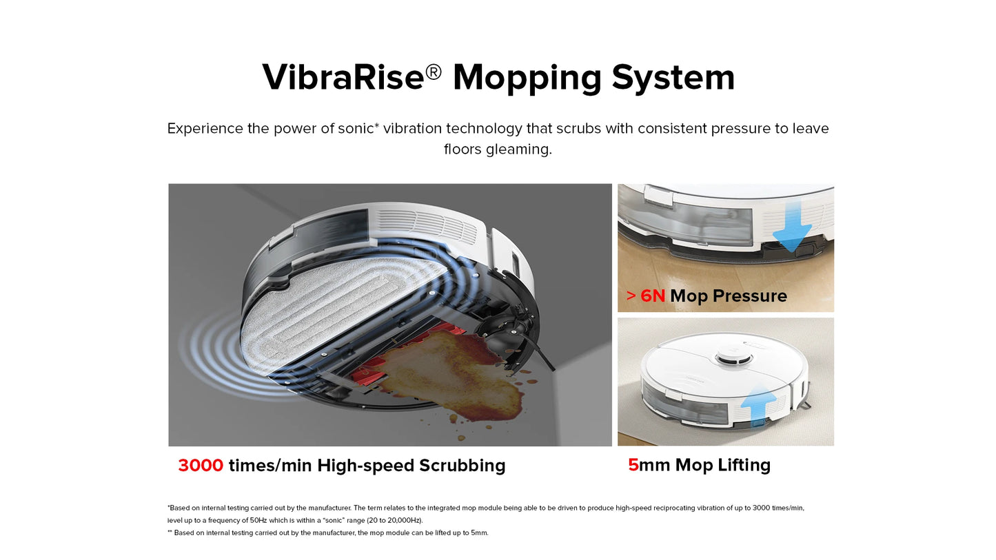 Roborock S8 Robot Vacuum cleaner,6000Pa Suction Dual Brush with 3D Structured Light Obstacle Avoidance, from roborock S7 upgrade
