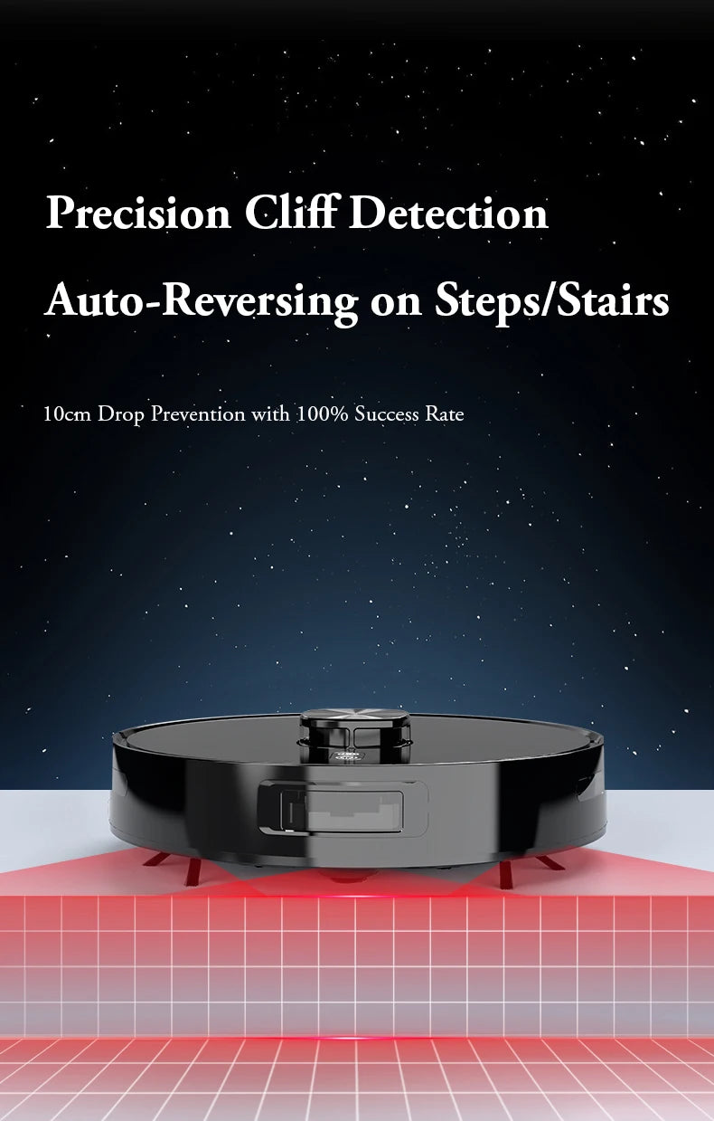Hot Sale Smart AI Automatic Laser Electric Robot Vacuum Cleaner With Mop Sweep Combo Function Mapping for Floor Care Wet and Dry