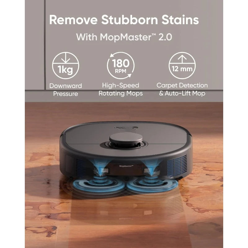 X10 Pro Omni Robot Vacuum and Mop  AI Obstacle Avoidance, Auto Mop Washing, Auto Drying, Self-Emptying, Self-Refilling