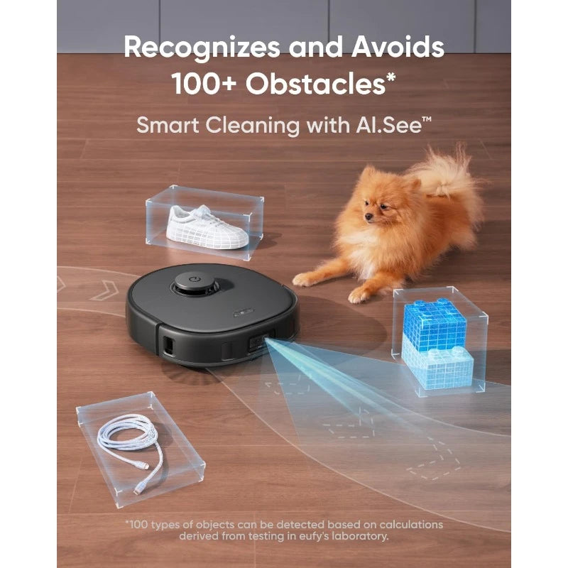 X10 Pro Omni Robot Vacuum and Mop  AI Obstacle Avoidance, Auto Mop Washing, Auto Drying, Self-Emptying, Self-Refilling
